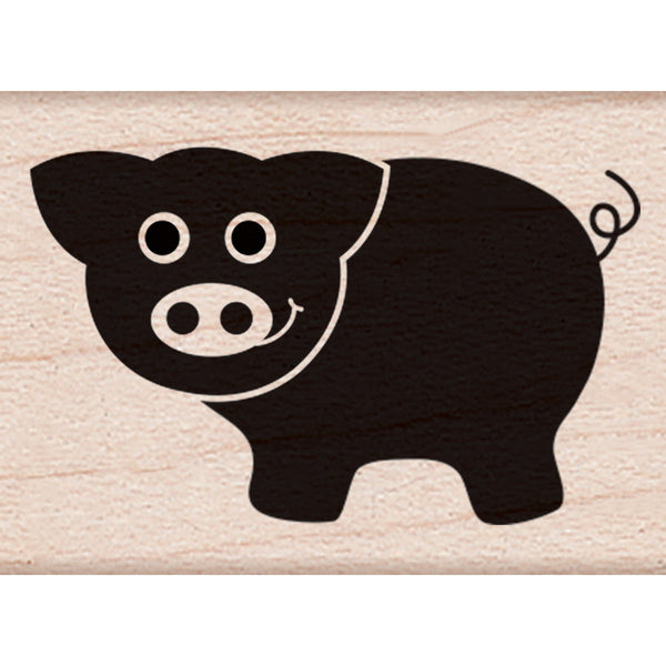 Hero Arts Mounted Rubber Stamp 1.375"X1", Little Pig - Scrapbooking Fairies