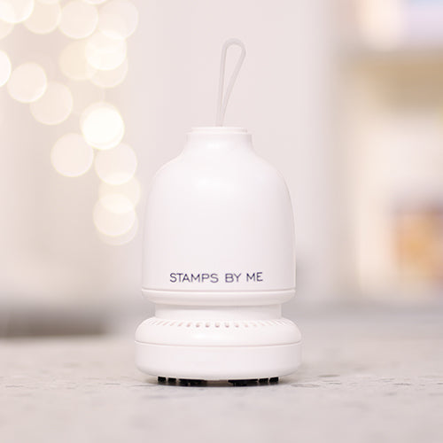 Stamps By Me, Mini Desktop Vacuum Cleaner, White