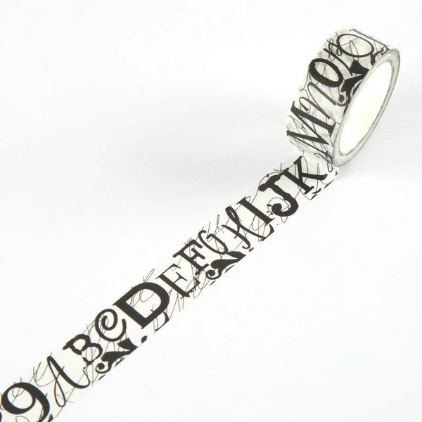 AALL & Create, Washi Tape, #57, Scribblack