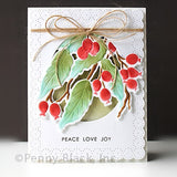 Penny Black, 6"x6" Embossing Folder, 3D Berries Abound (65-022)