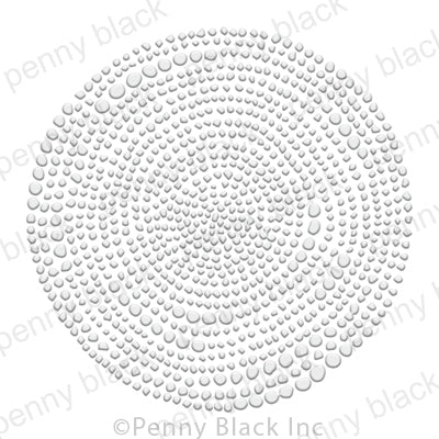 Penny Black, 6"x6" Embossing Folder, Encircle