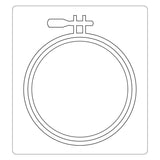 Sizzix Bigz Die, Embroidery Hoop by Eileen Hull