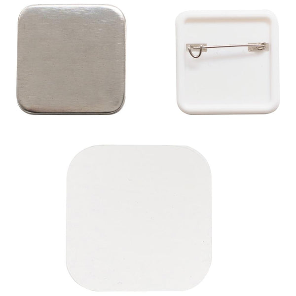 We R Memory Keepers Button Press Refill Pack 10/Pkg, Square (31mm)