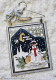 Sizzix, Tim Holtz Alteration, Die Set 10PK - Snowman Scene