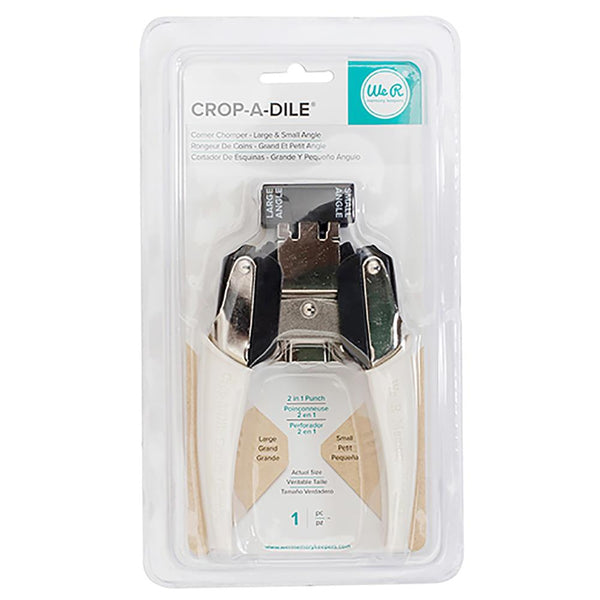 We R Memory Keepers, Crop-A-Dile Corner Chomper Tool, Small Angle & Large Angle (662994)