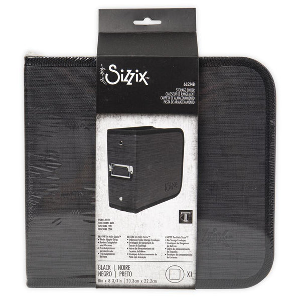 Sizzix Die Storage Binder By Tim Holtz, Small, 8 1/8 " x 8 7/8" x 3 1/8", (665248)