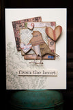 Sizzix Thinlits Dies By Tim Holtz 8/Pkg, Vault Lovebirds