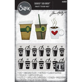 Sizzix Sidekick Texture Fades Embossing Folder By Tim Holtz, Fresh Brewed (666862)