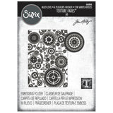 Sizzix Multi Level Textured Impressions Embossing Folder by Tim Holtz, Vault Gears (#666866)