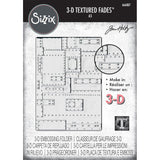 Sizzix 3D Texture Fades Embossing Folder A5 by Tim Holtz, Foundry (666887)