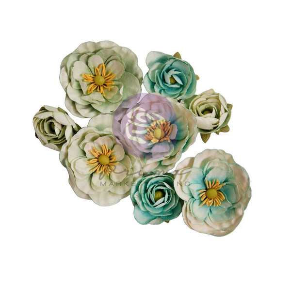 Prima Marketing Paper Flowers 8/Pkg, Whisked Garden (672713)