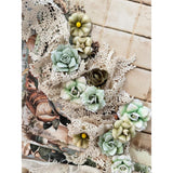 Prima Marketing Paper Flowers 10/Pkg, The Home Baker, Mint Chip Roses