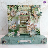 Prima Marketing Paper Flowers 10/Pkg, The Home Baker, Mint Chip Roses