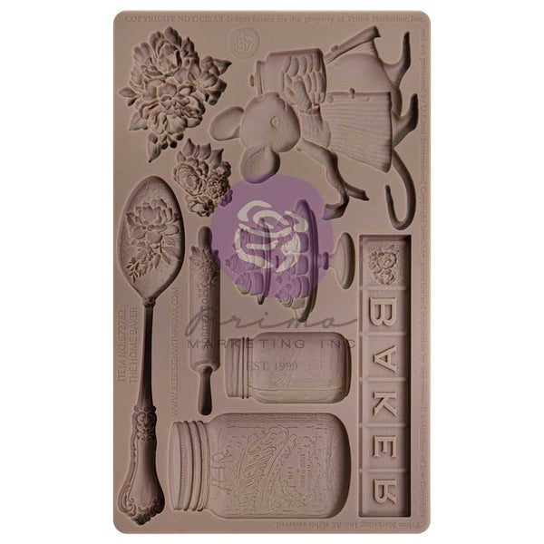 Prima Marketing Decor Mould 5"X8"X8mm, Baker's Delight