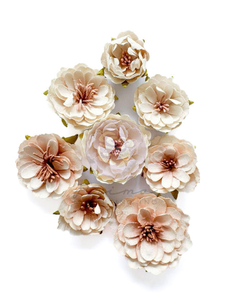Prima Marketing Flowers 8/Pkg, A Mermaid's Tale, Sandy Walks (#677053)