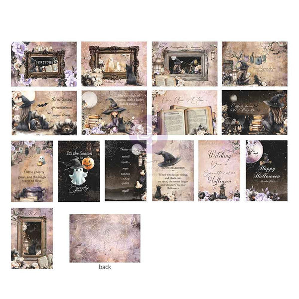 Prima Marketing, 4x6 Journaling Cards 45/Pkg, Bewitched (#677787)