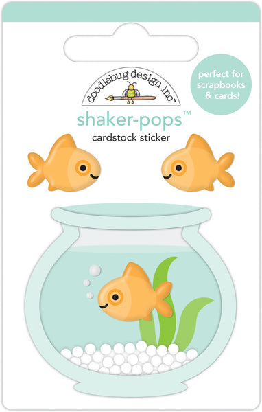 Doodlebug Design, Shaker-Pops 3D Stickers, Fineus & Friends