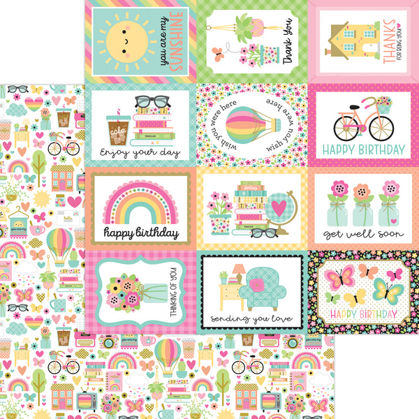 Doodlebug Design, Hello Again Collection Double-Sided Cardstock 12"X12", Hello Again