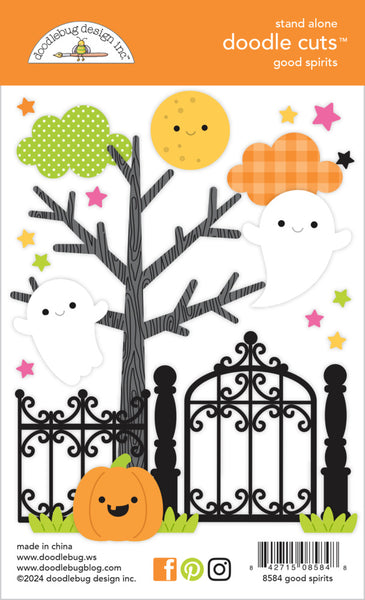 Doodlebug Doodle Cuts Dies Good Spirits, Hey Pumpkin
