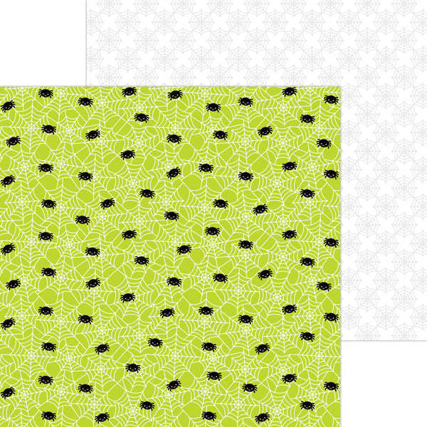 Doodlebug Design, Hey Pumpkin, Double-Sided Cardstock 12"X12", Eek!! (8600)
