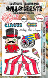 AALL & Create, #1206, The Big Top, A6 Clear Stamps, Designed by Janet Klein