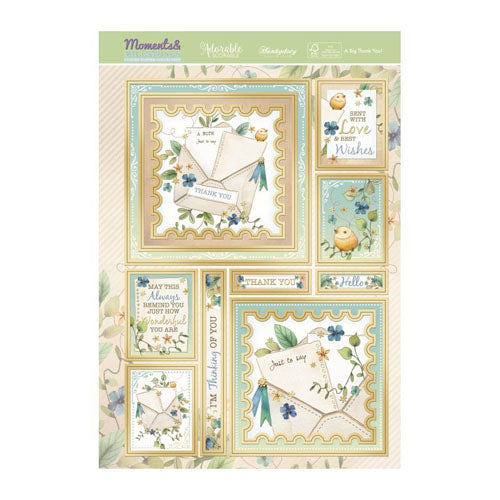 Hunkydory, Moments & Milestones, A4 Topper Set, A Big Thank You!