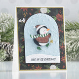 Spellbinders Etched Dies From the Dancin' Christmas Collection, Dancin' Penguin (S3-482)