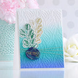 Spellbinders Wax Seal Stamp, Propagation Garden, Oval Hello (WS-121)