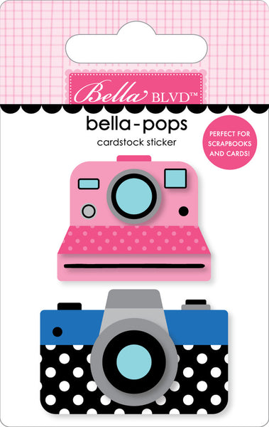 Bella Blvd, Bella-pops 3D Cardstock Sticker, Click! Click!