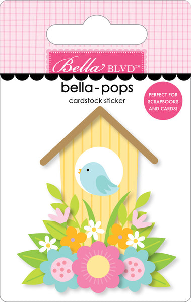 Bella Blvd, Bella-pops 3D Cardstock Sticker, Flower Garden