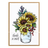 Spellbinders BetterPress Plate & Die Set, Sunflower Bouquet Press (BP-095)