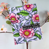 Spellbinders BetterPress Press Plate From The Pressed Posies, Cosmos Backdrop (BP-105)