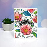 Spellbinders BetterPress Press Plate From The Pressed Posies, Cosmos Backdrop (BP-105)