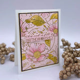 Spellbinders BetterPress Press Plate From The Pressed Posies, Cosmos Backdrop (BP-105)