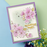 Spellbinders Press Plate & Die By Simon Hurley, Spring Magnolias, Spring Sampler (BP-157)