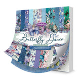 Hunkydory, 8" x 8" Paper Pad, Butterfly Dance
