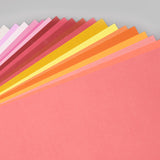 Bazzill, 12X12 Smoothies Cardstock Assortment Pack, Warm Hues (20 Colors)