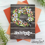 Honey Bee Stamps, 4"X6" Clear Stamp & Dies Combo, Busy Bees