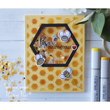 Honey Bee Stamps, 4"X6" Clear Stamp & Dies Combo, Busy Bees