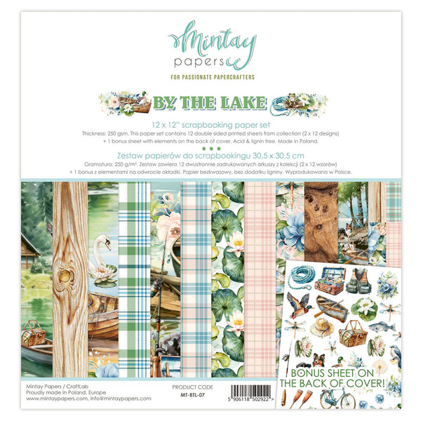 Mintay Papers, 12"X12" Paper Set, By The Lake