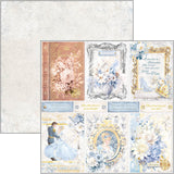 Ciao Bella, 12"x12" Double-Sided Paper Pack 90lb 12/Pkg, Midnight Spell