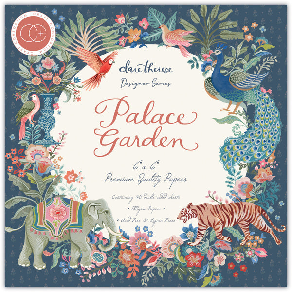 Craft Consortium Double-Sided Paper Pad 6"X6" 40/Pkg, Palace Garde