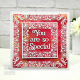Creative Expressions, Craft Dies by Sue Wilson, Block Sentiments, You Are So Special