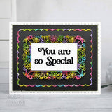 Creative Expressions, Craft Dies by Sue Wilson, Block Sentiments, You Are So Special