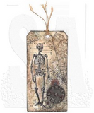 Tim Holtz Cling Stamps 7"X8.5", Haunted Mansion (CMS091)