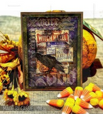 Tim Holtz Cling Stamps 7"X8.5", Haunted Mansion (CMS091)