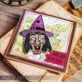 Tim Holtz Cling Stamps 7"X8.5", Retro Halloween (CMS092)