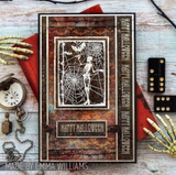 Tim Holtz Cling Stamps 7"X8.5", Mini Halloween (CMS093)