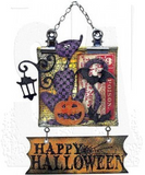 Tim Holtz Cling Stamps 7"X8.5", Mini Halloween (CMS093)