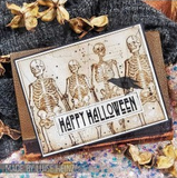 Tim Holtz Cling Stamps 7"X8.5", Mini Halloween #2 (CMS113)